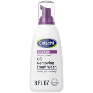 Cetaphil Pro limpiador facial espumoso, fórmula sin fragancia adecuada para pieles sensibles (8 onzas)